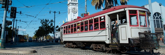 Historic Street Cars In San Francisco