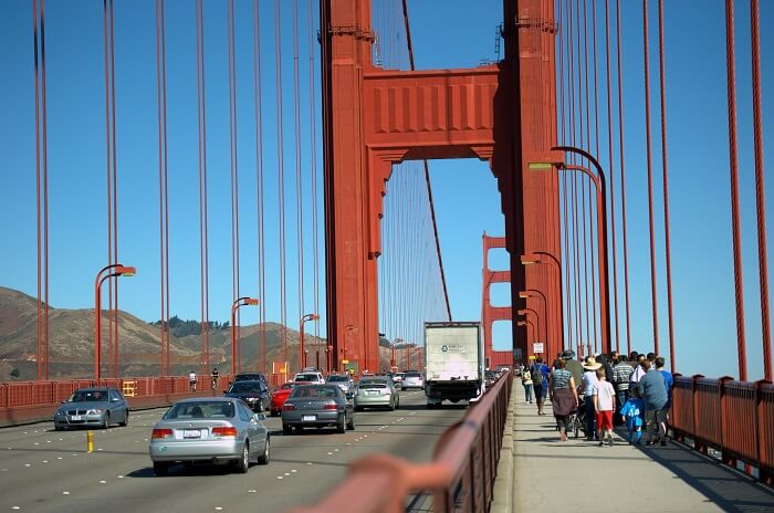 Walkway Golden Gate Bridge